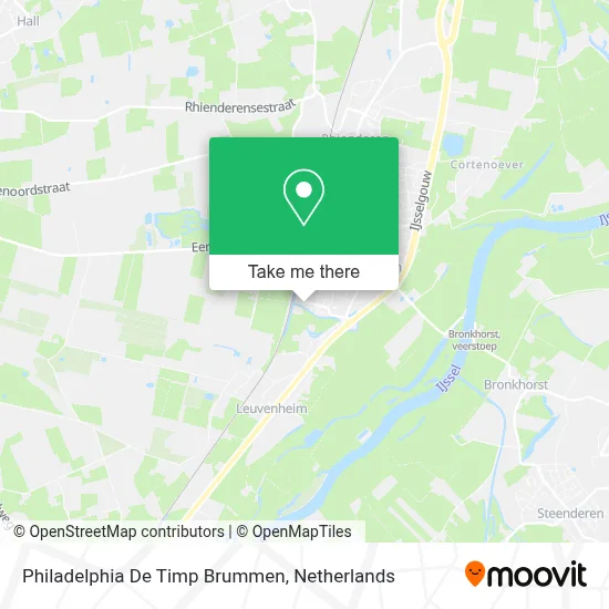 Philadelphia De Timp Brummen map