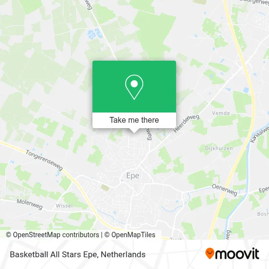 Basketball All Stars Epe map