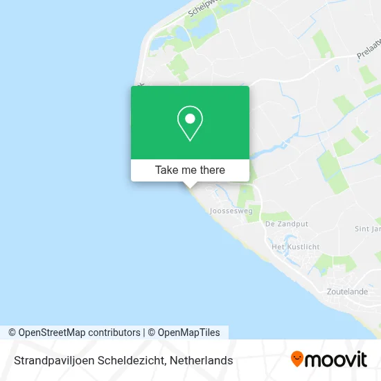 Strandpaviljoen Scheldezicht map