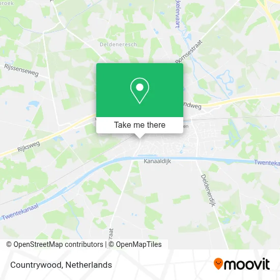 Countrywood map