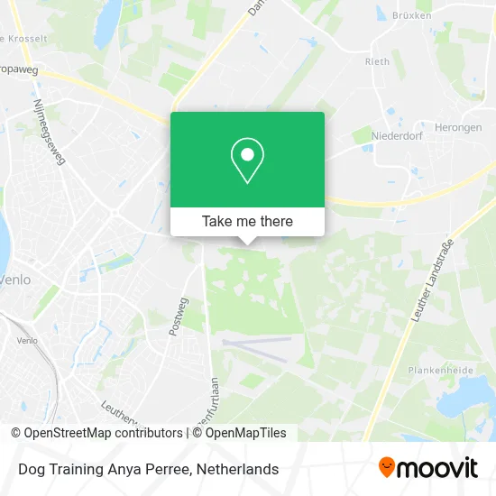 Dog Training Anya Perree map