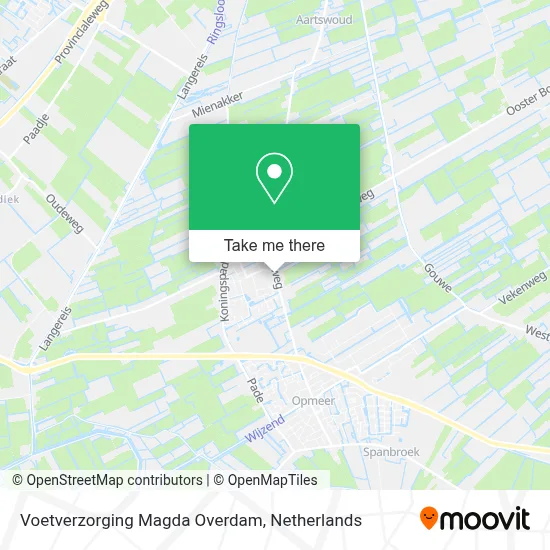 Voetverzorging Magda Overdam map