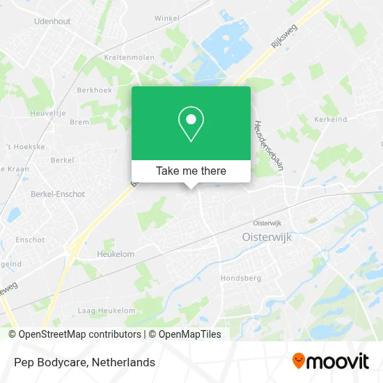 Pep Bodycare map