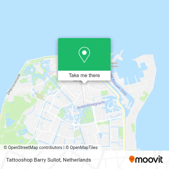 Tattooshop Barry Sullot map