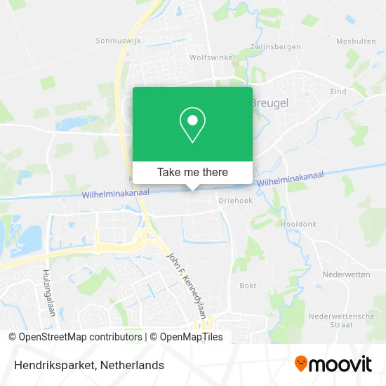 Hendriksparket map