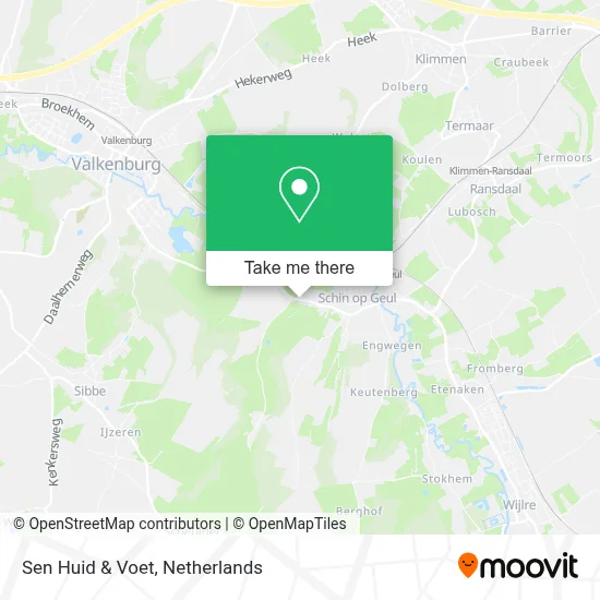 Sen Huid & Voet map