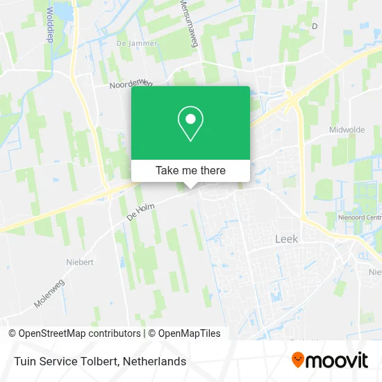 Tuin Service Tolbert map