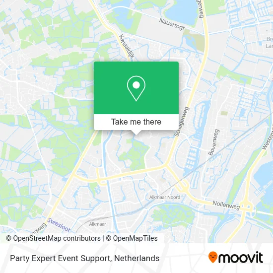 Party Expert Event Support map