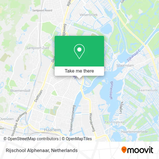 Rijschool Alphenaar map