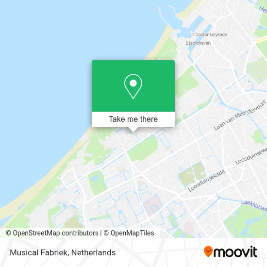 Musical Fabriek map