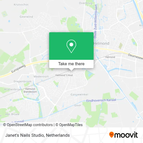 Janet's Nails Studio map
