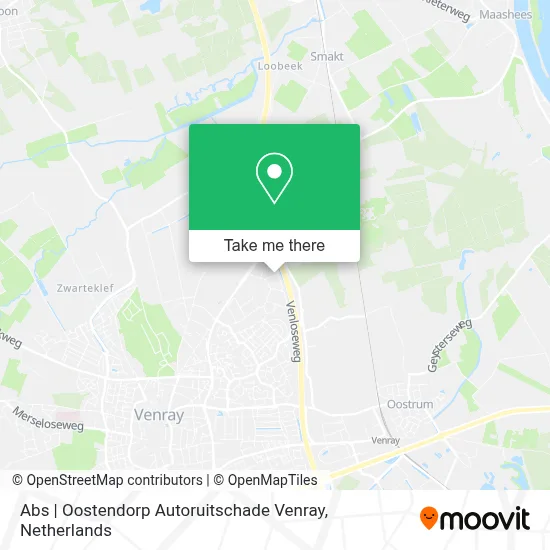 Abs | Oostendorp Autoruitschade Venray map
