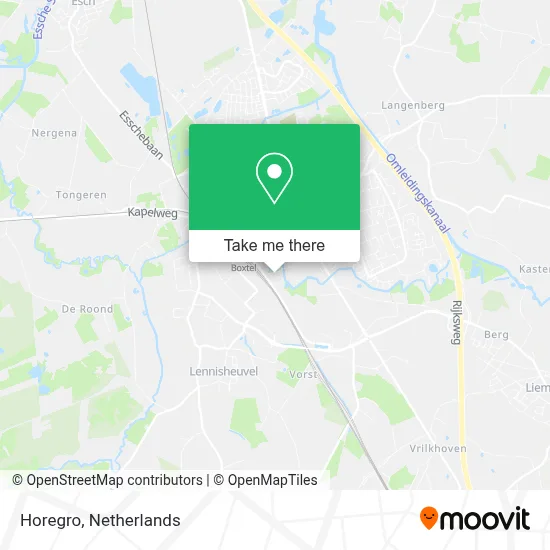 Horegro map