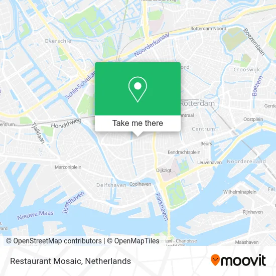 Restaurant Mosaic map