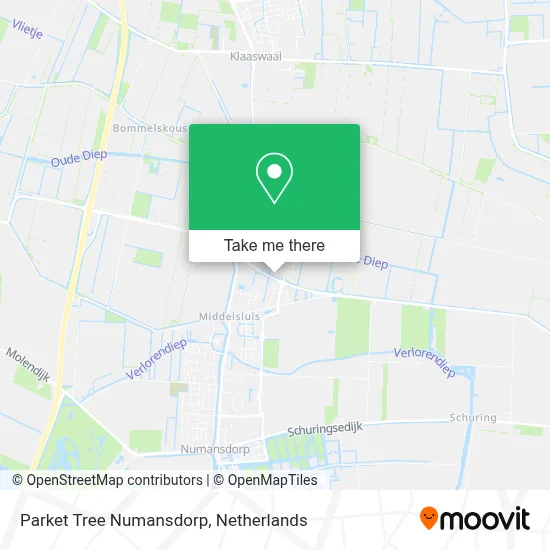 Parket Tree Numansdorp map