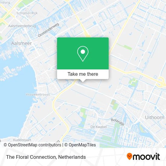 The Floral Connection map