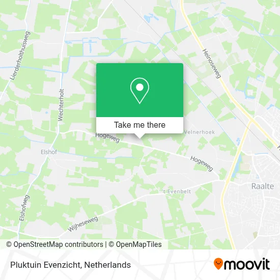 Pluktuin Evenzicht map