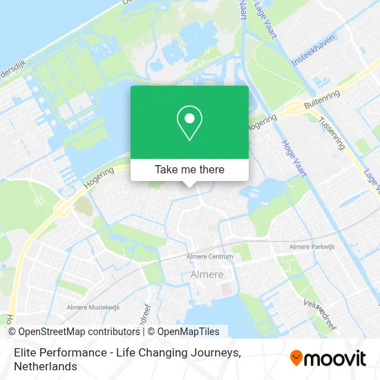 Elite Performance - Life Changing Journeys map