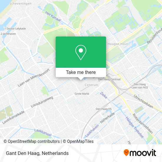 Gant Den Haag map