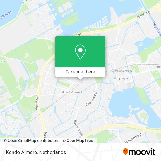 Kendo Almere map