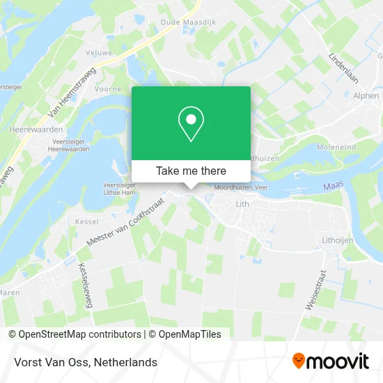 Vorst Van Oss map