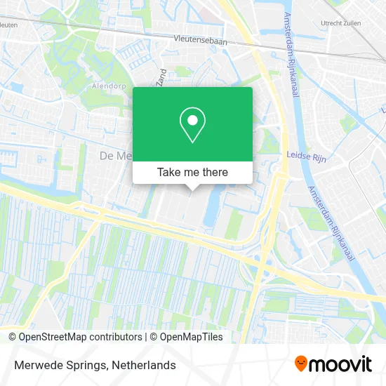 Merwede Springs map