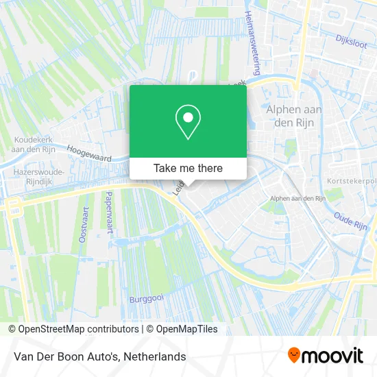 Van Der Boon Auto's map
