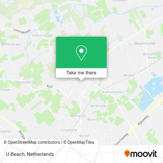 U-Beach map