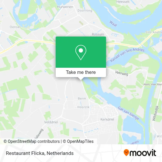 Restaurant Flicka map