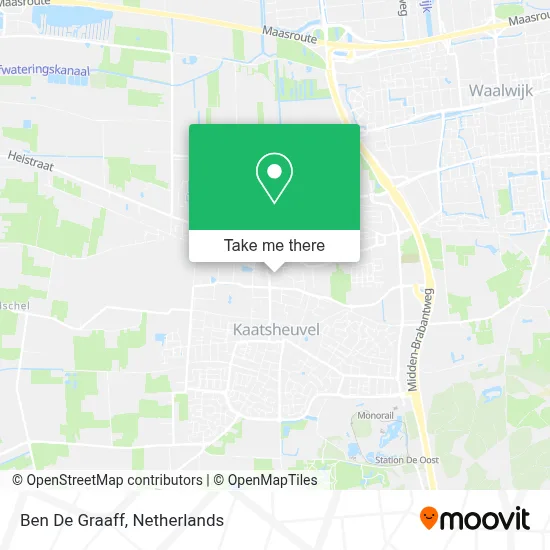 Ben De Graaff map