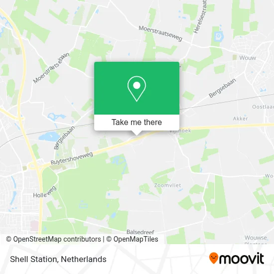 Shell Station map