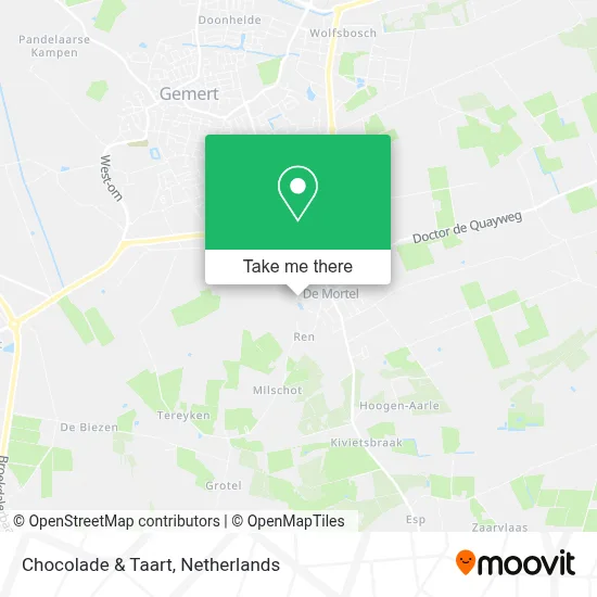 Chocolade & Taart map