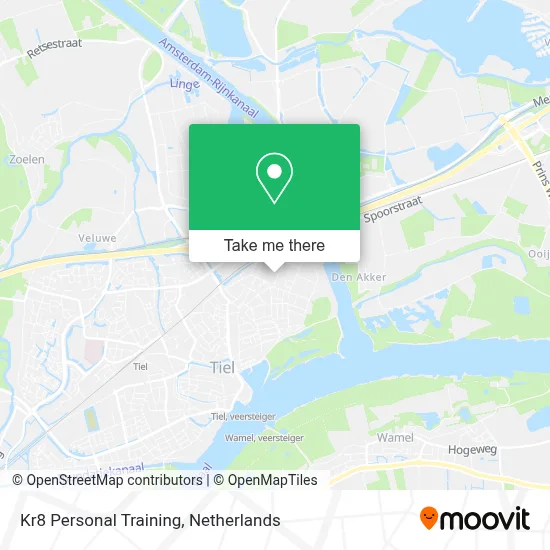 Kr8 Personal Training map