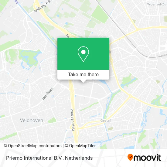 Priemo International B.V. map