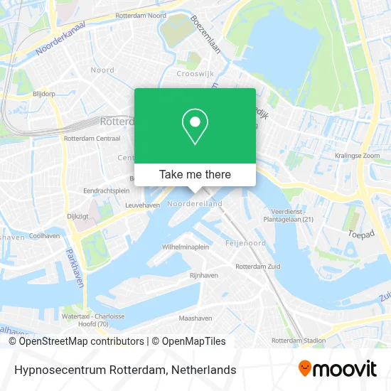 Hypnosecentrum Rotterdam map