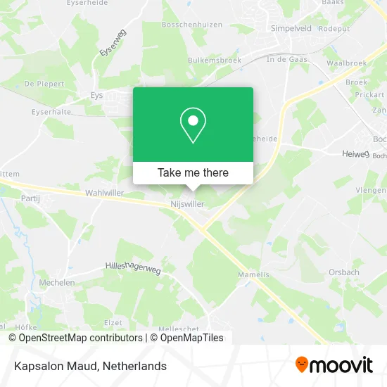 Kapsalon Maud map