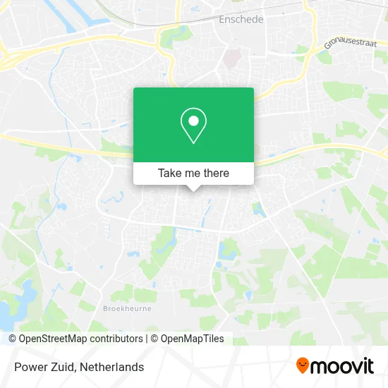 Power Zuid map