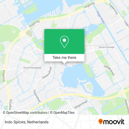 Indo Spices map
