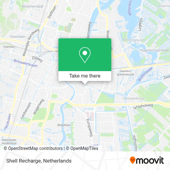 Shell Recharge map