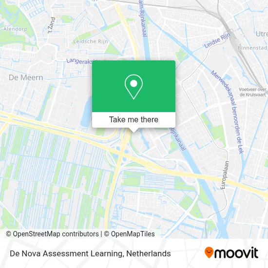 De Nova Assessment Learning map