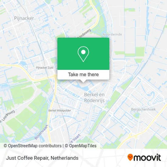 Just Coffee Repair map