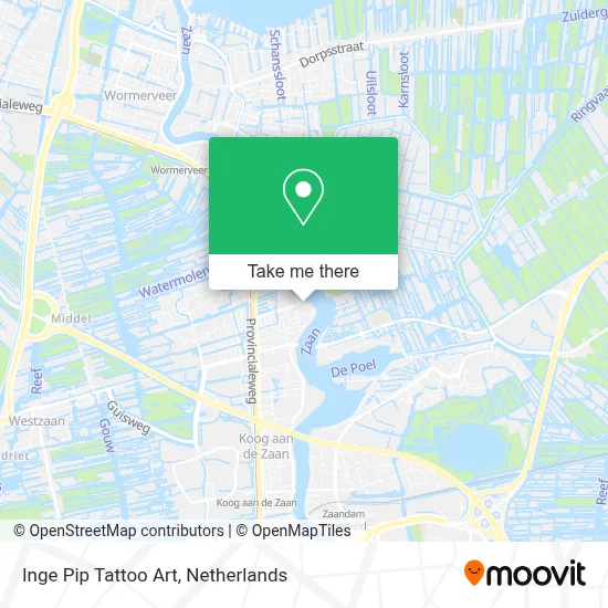 Inge Pip Tattoo Art map