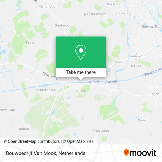 Bouwbedrijf Van Mook map