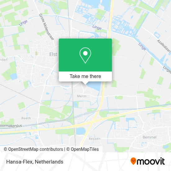 Hansa-Flex map