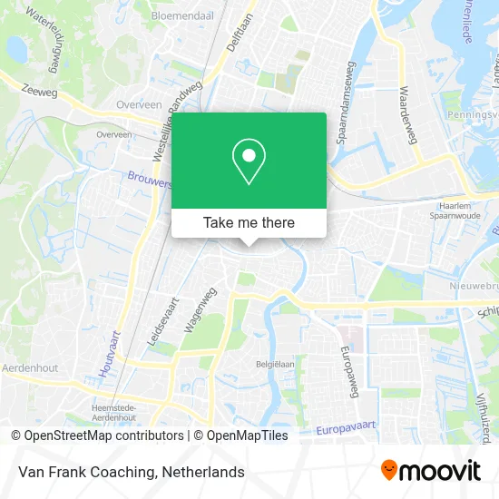 Van Frank Coaching map