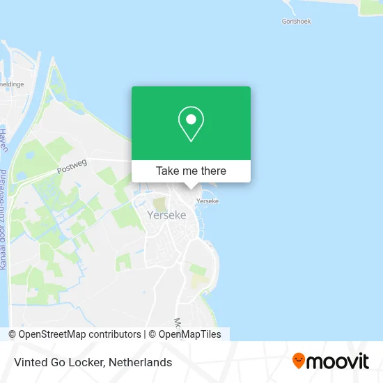 Vinted Go Locker map