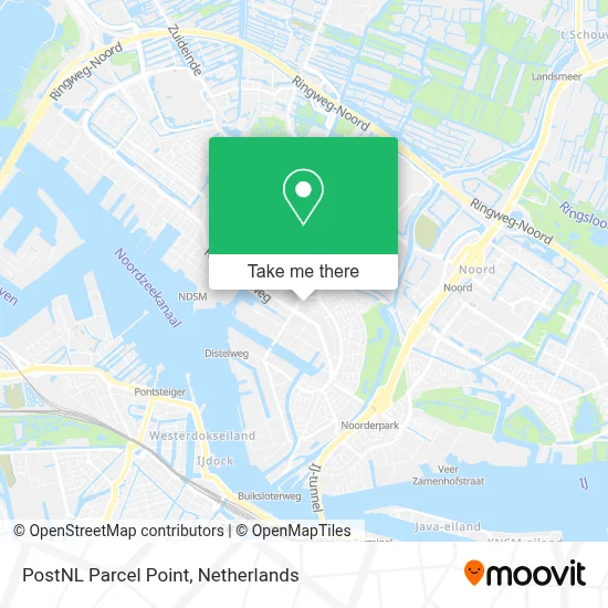 Postnl Pakketpunt map