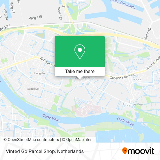 Vinted Go Parcel Shop Karte