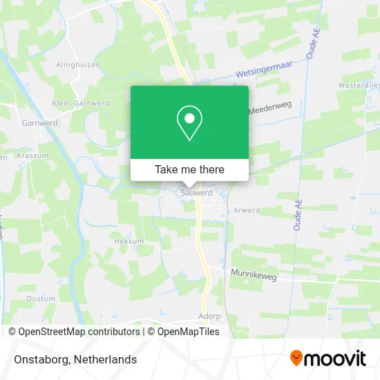 Onstaborg map