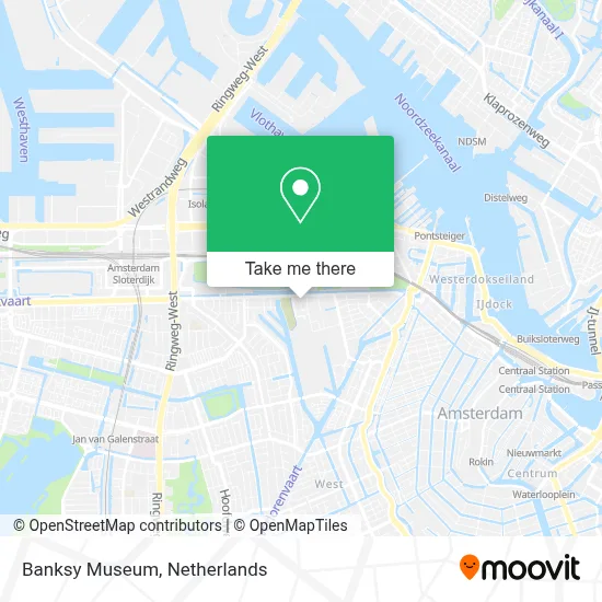 Banksy Museum map